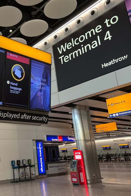 Taxi to Heathrow Terminal 4